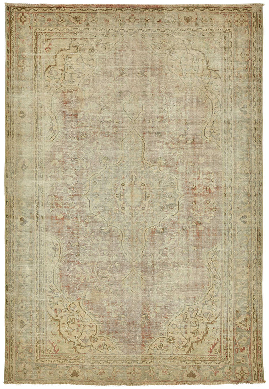 8x11 Hand-Knotted Turkish Vintage Rug - 49682