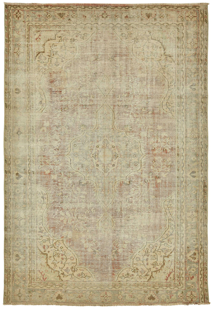 8x11 Hand-Knotted Turkish Vintage Rug - 49682