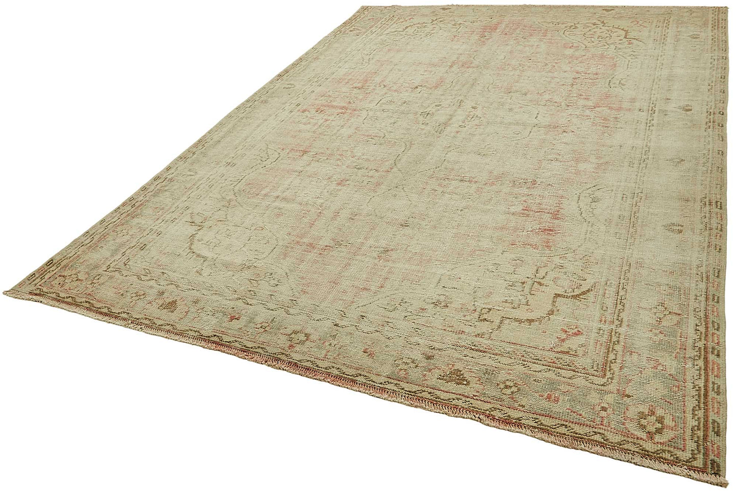 8x11 Hand-Knotted Turkish Vintage Rug - 49682