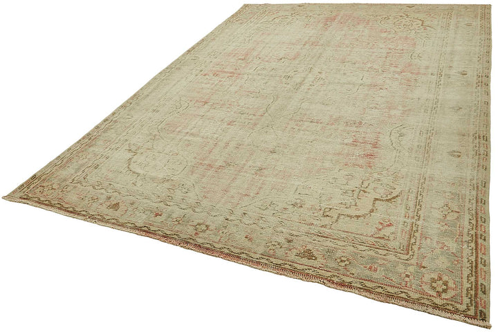8x11 Hand-Knotted Turkish Vintage Rug - 49682