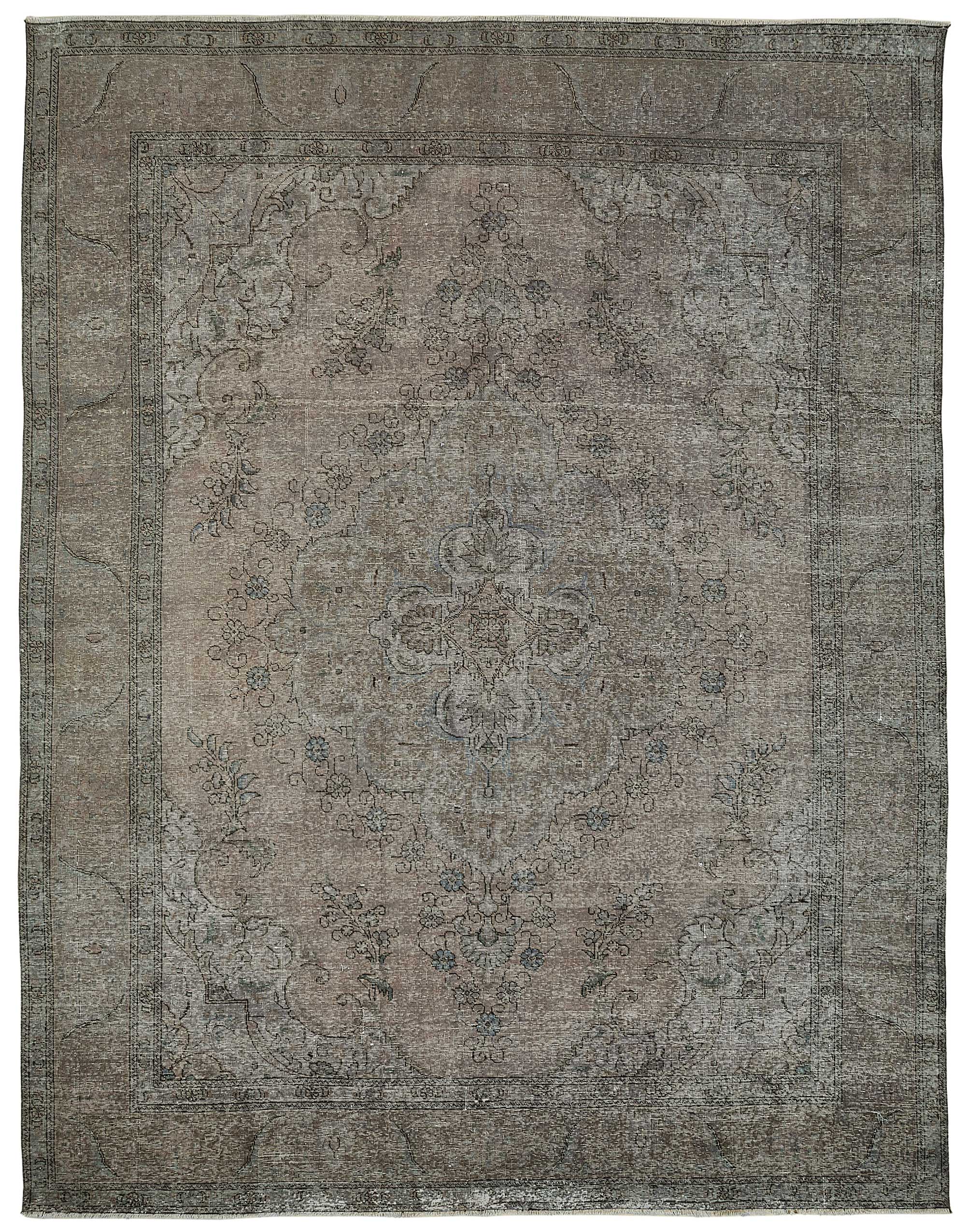 10x13 Grey Overdyed Area Rug - 49684