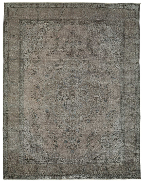10x13 Grey Overdyed Area Rug - 49684