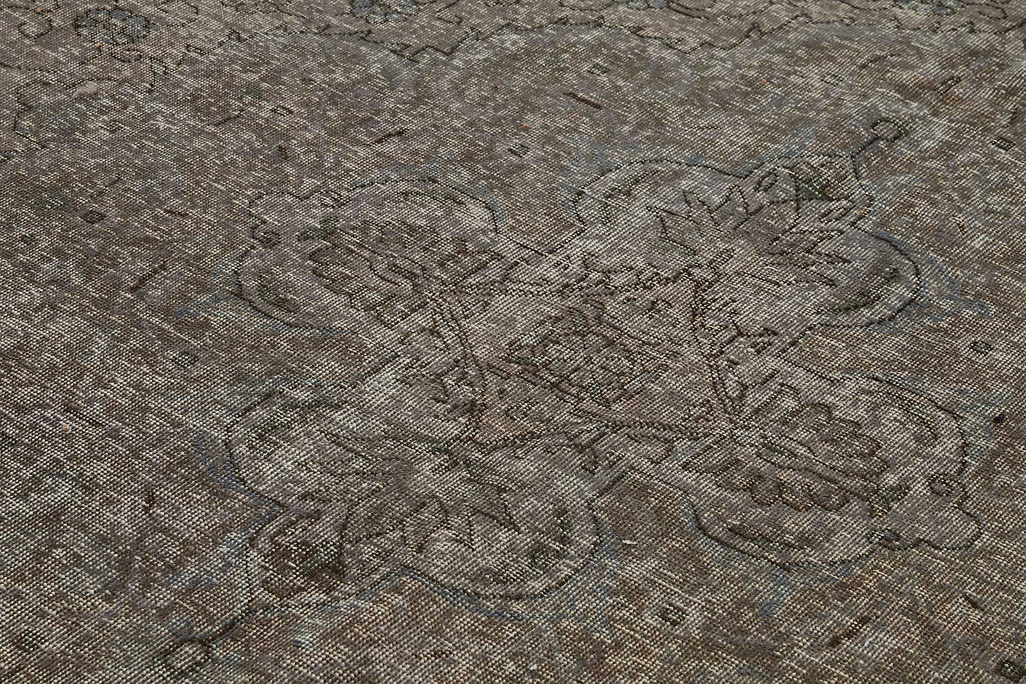 10x13 Grey Overdyed Area Rug - 49684