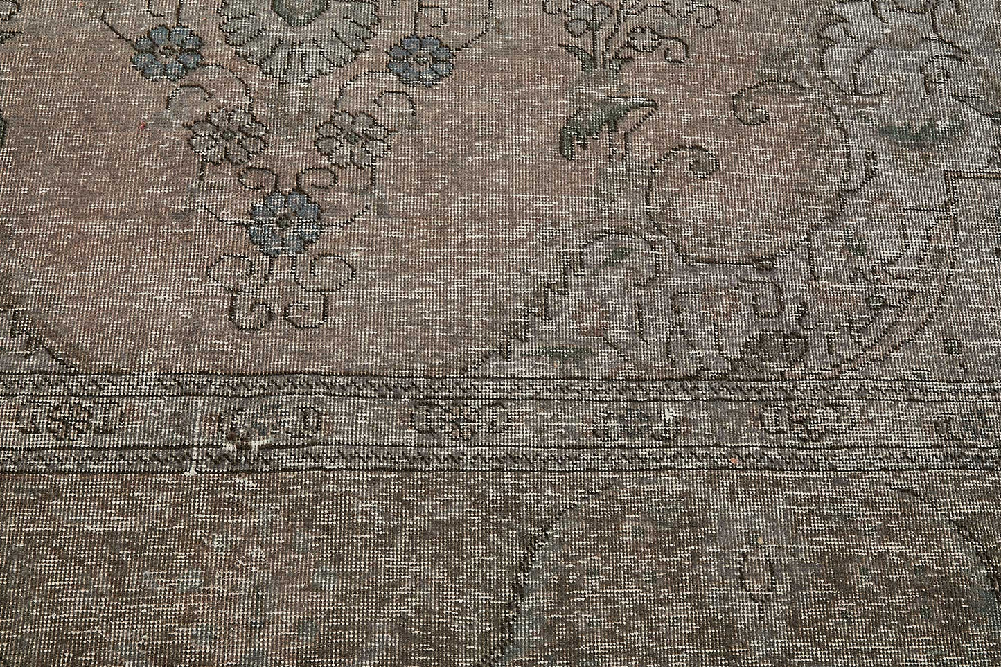 10x13 Grey Overdyed Area Rug - 49684