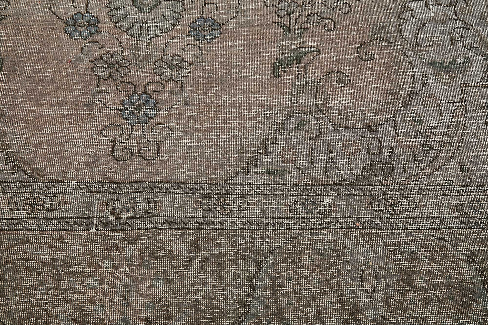 10x13 Grey Overdyed Area Rug - 49684