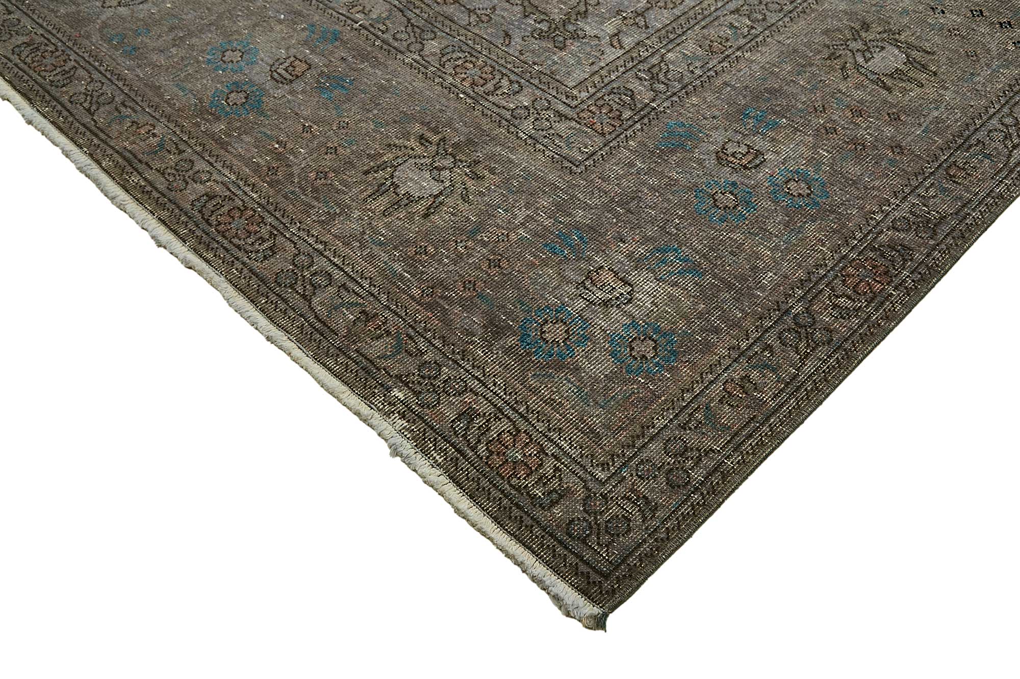 8x13 Grey Overdyed Area Rug - 49685