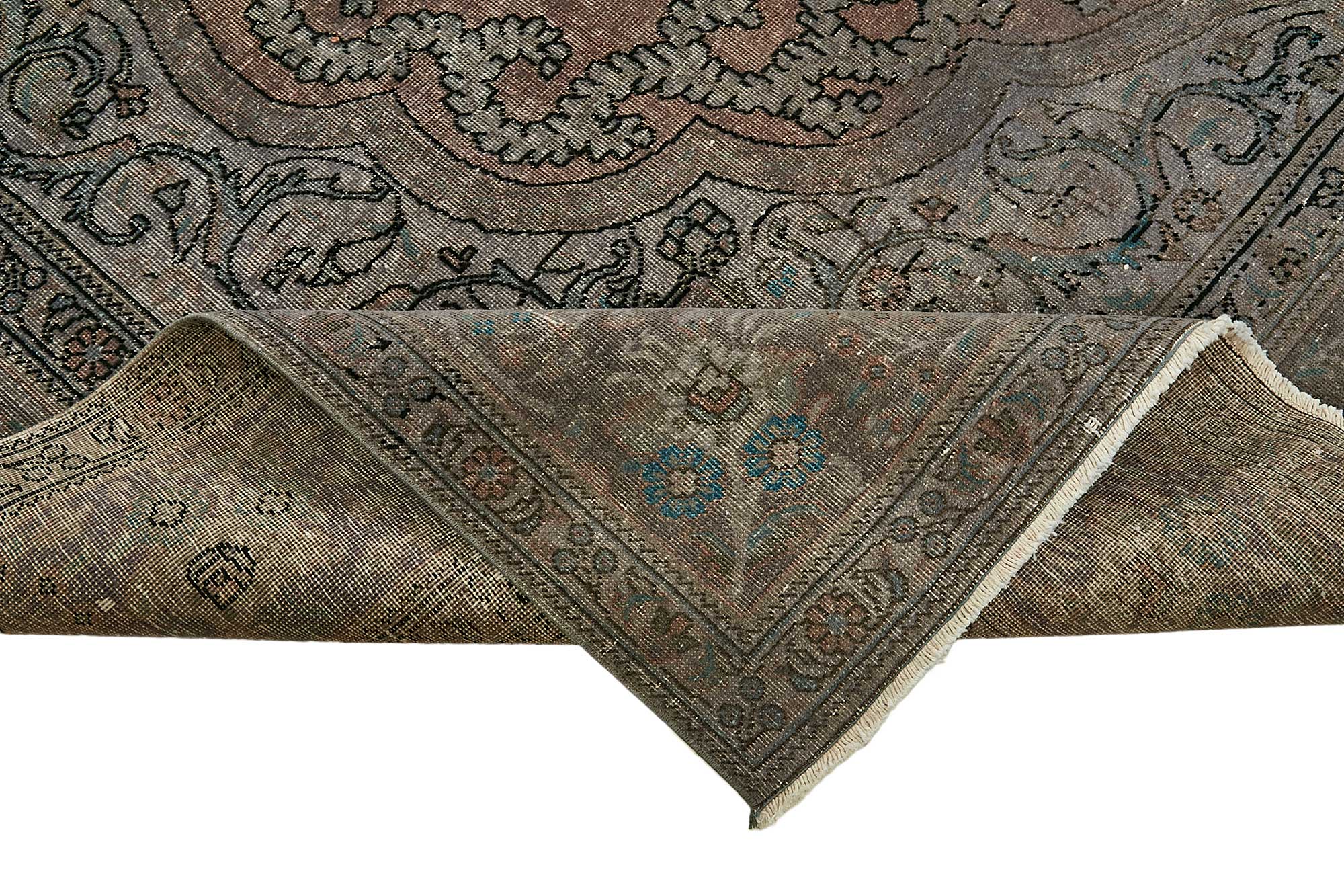 8x13 Grey Overdyed Area Rug - 49685
