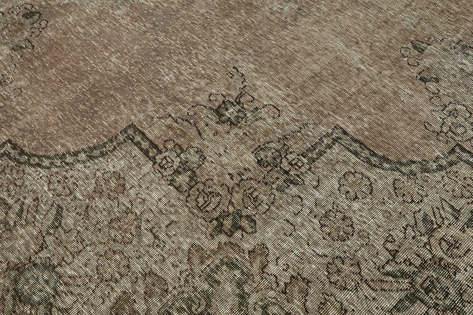 9x13 Grey Overdyed Area Rug - 49686