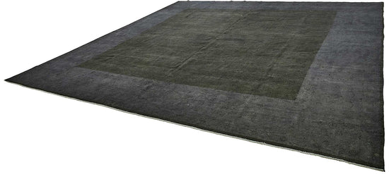 14x14 Grey Overdyed Area Rug - 49687