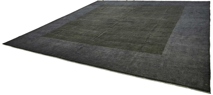 14x14 Grey Overdyed Area Rug - 49687