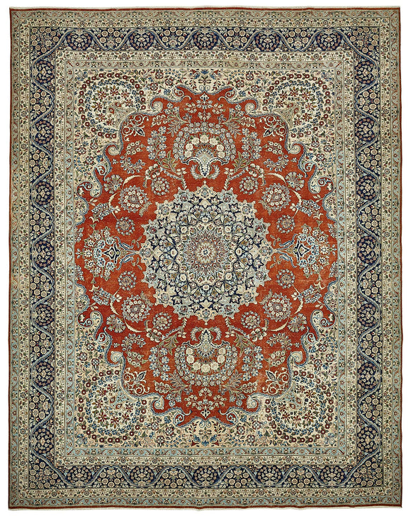 10x13 Handwoven Persian Rug - 49698
