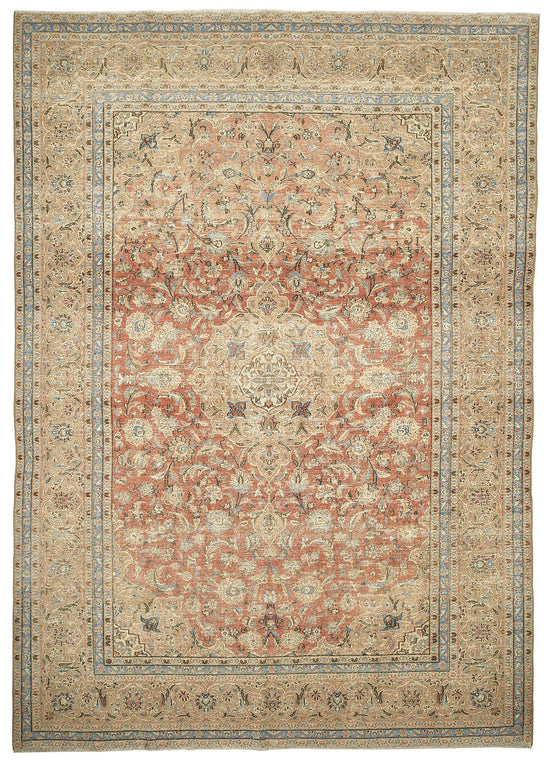 9x13 Beige Vintage Large Area Rug - 49709