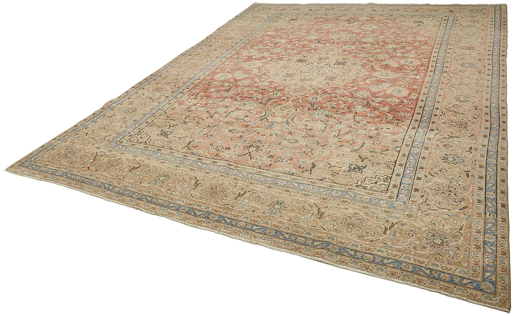 9x13 Beige Vintage Large Area Rug - 49709