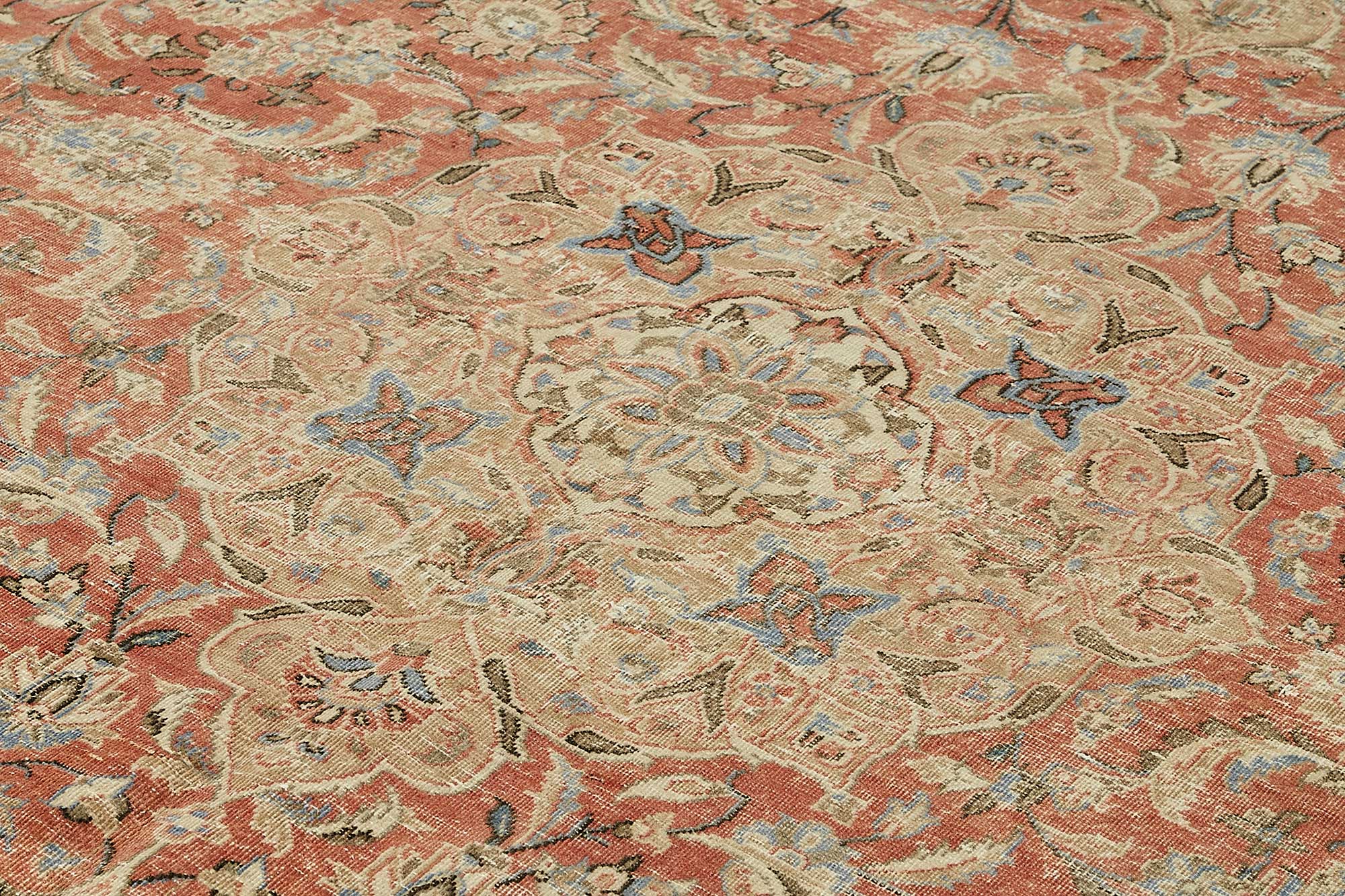 9x13 Beige Vintage Large Area Rug - 49709