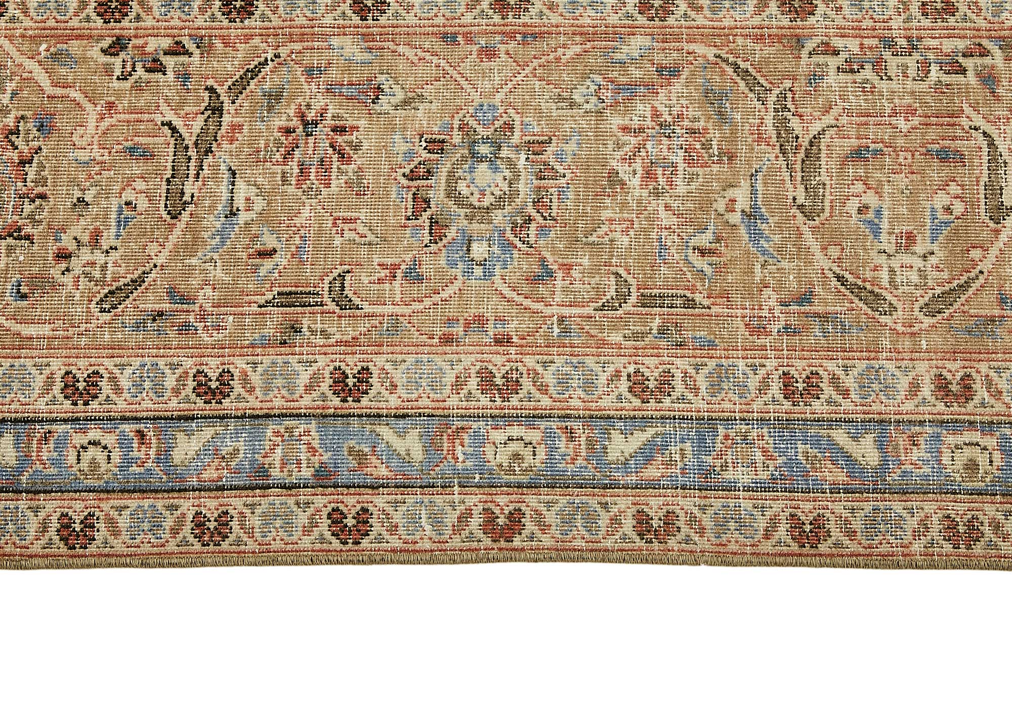 9x13 Beige Vintage Large Area Rug - 49709