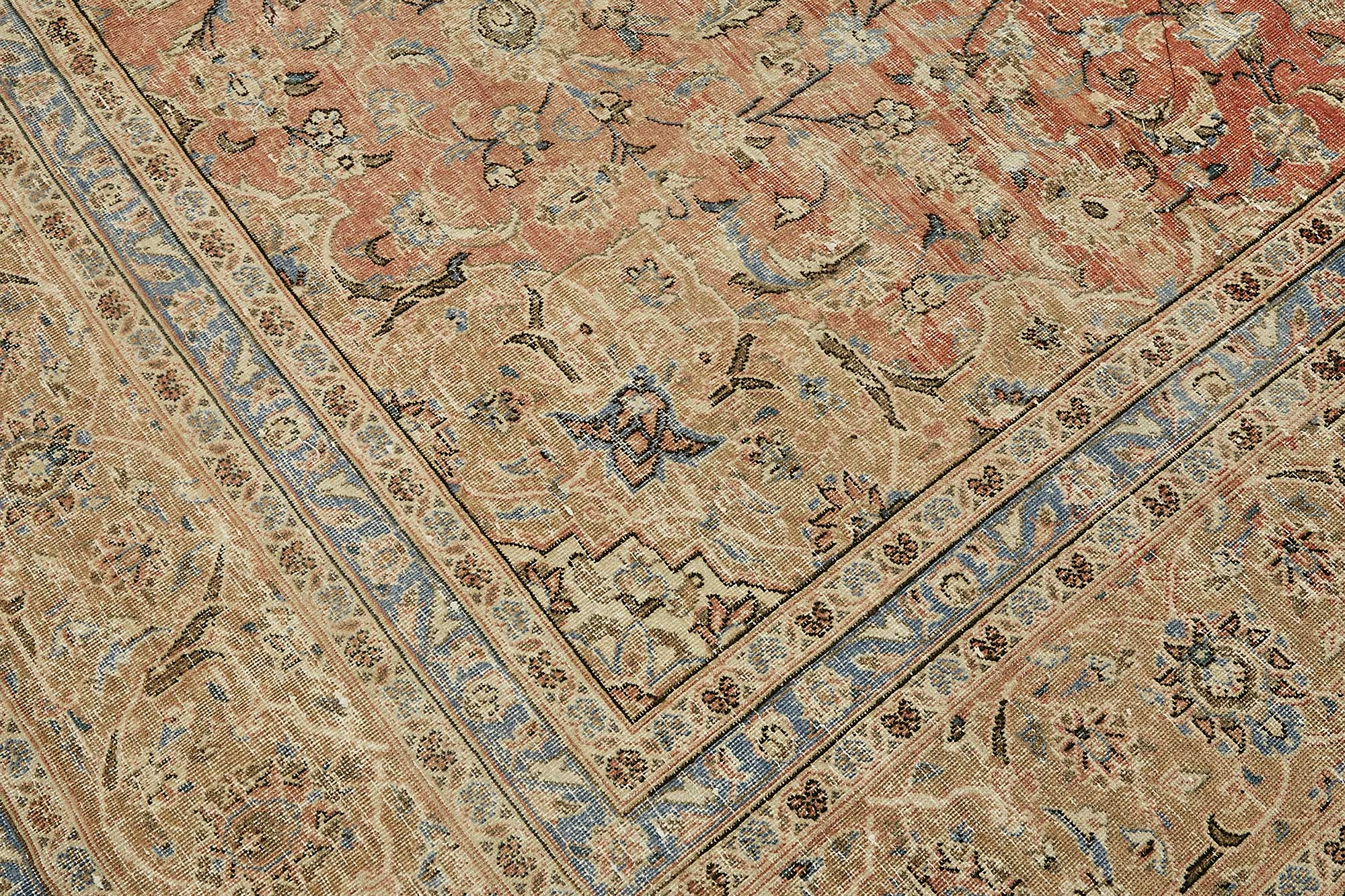 9x13 Beige Vintage Large Area Rug - 49709