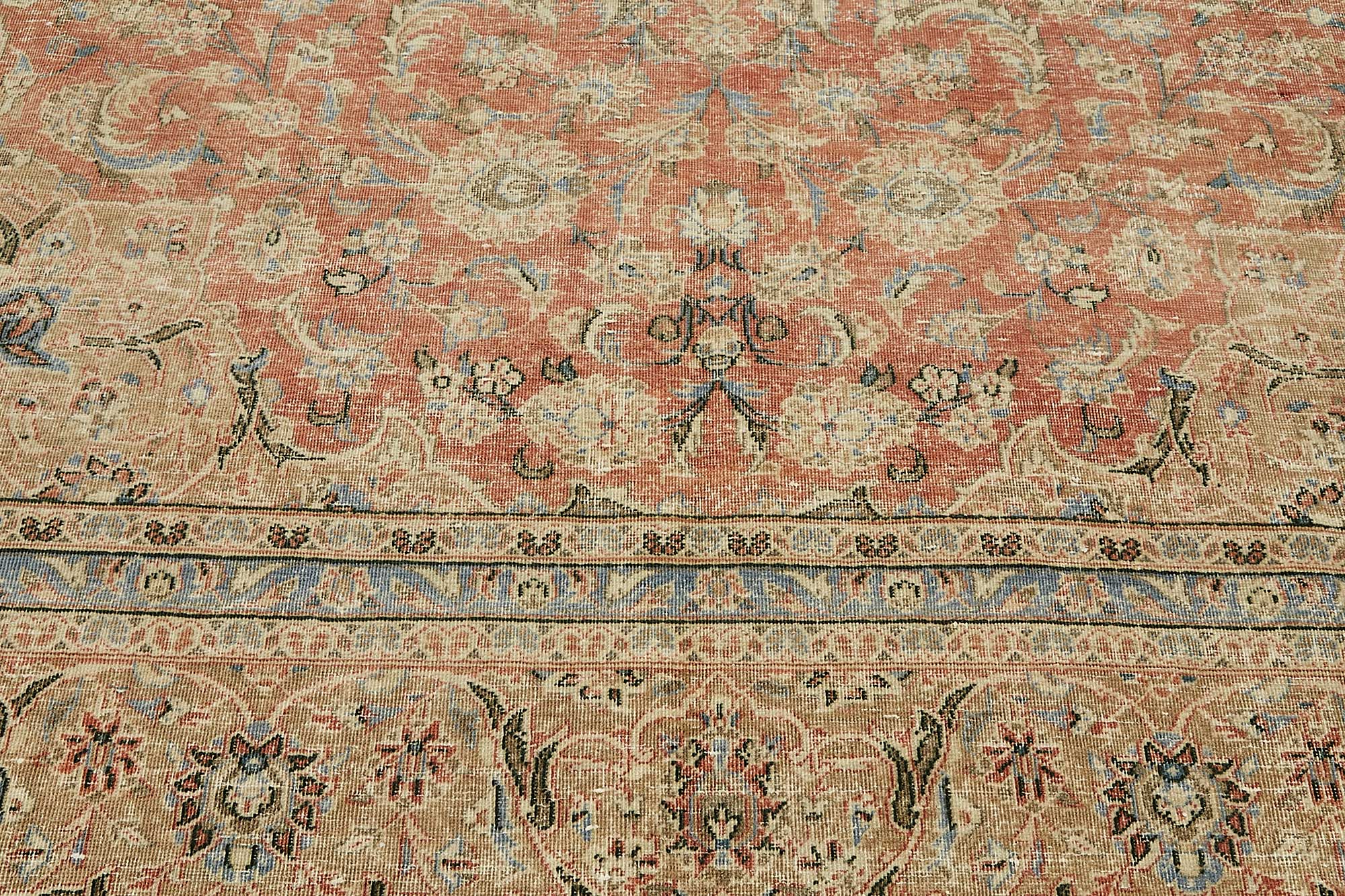 9x13 Beige Vintage Large Area Rug - 49709