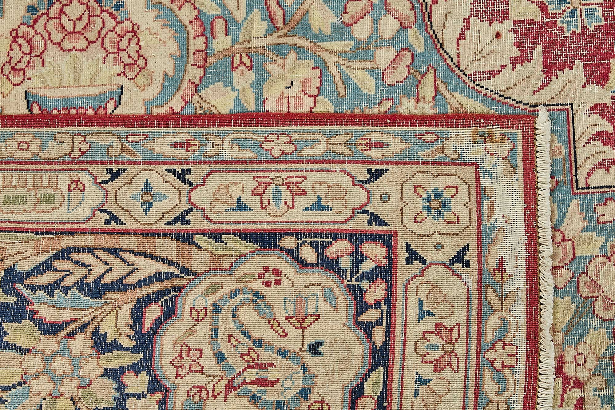 10x13 Beige Vintage Large Area Rug - 49712
