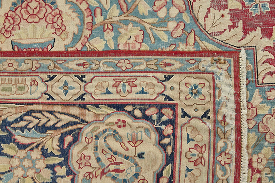 10x13 Beige Vintage Large Area Rug - 49712