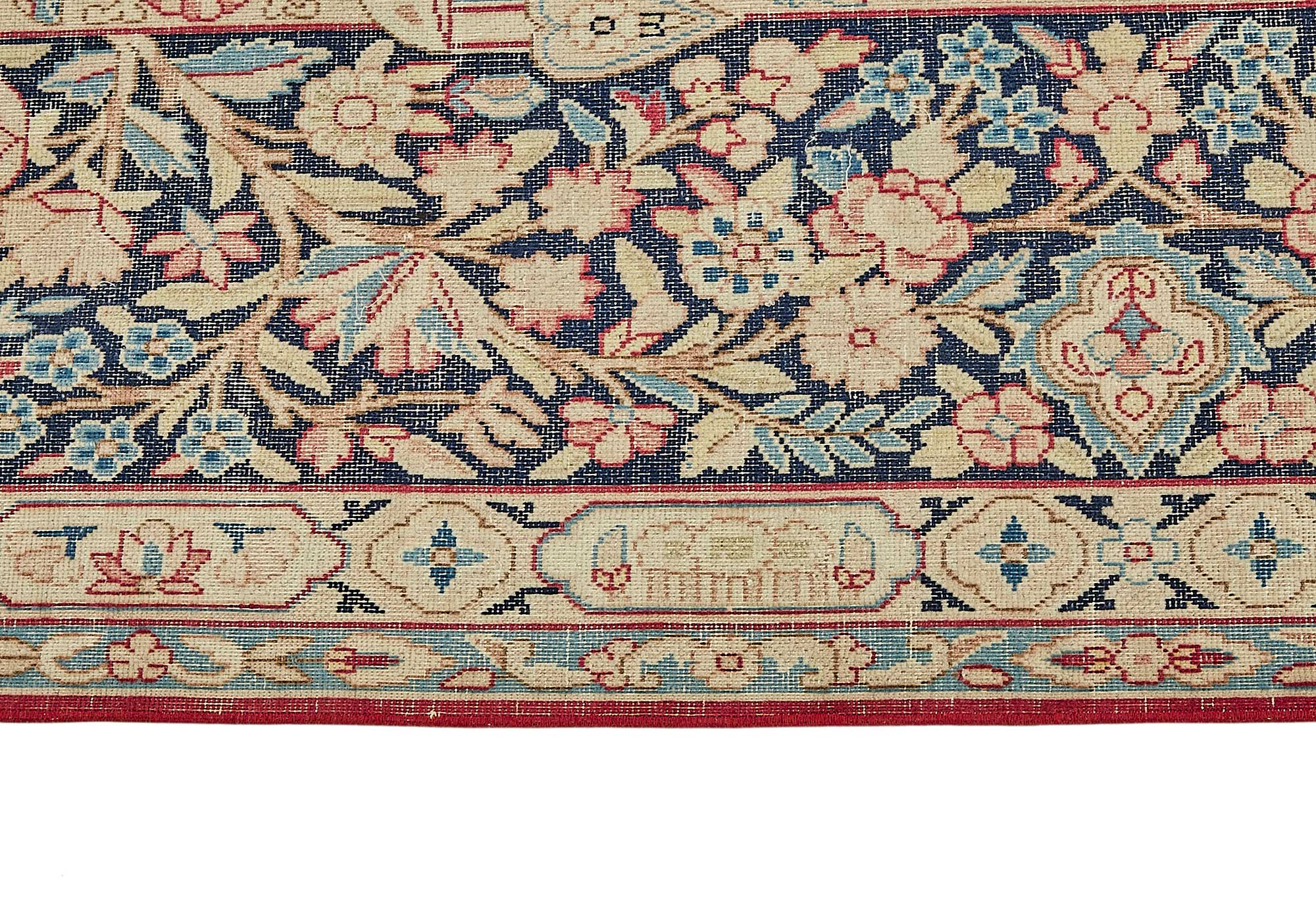 10x13 Beige Vintage Large Area Rug - 49712