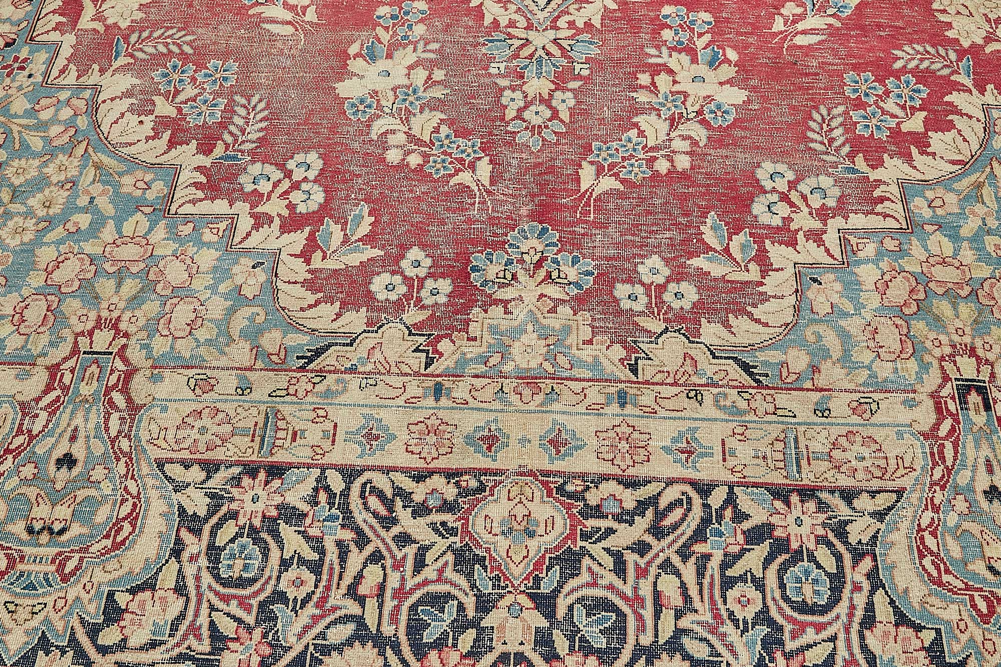 10x13 Beige Vintage Large Area Rug - 49712