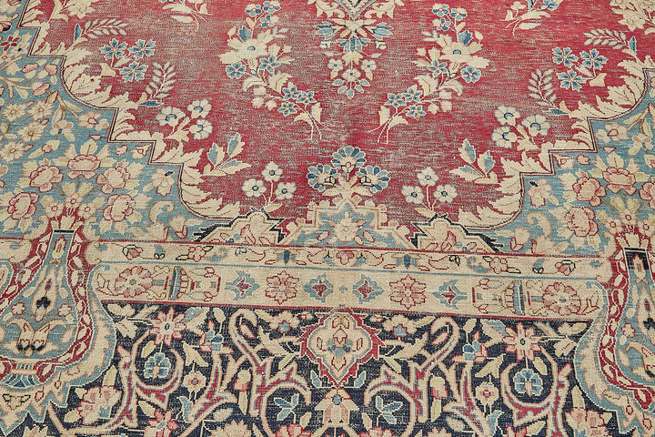 10x13 Beige Vintage Large Area Rug - 49712