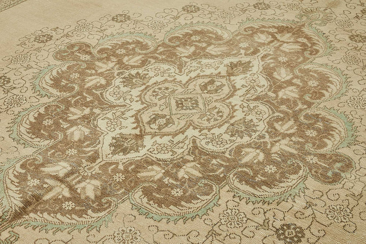9x13 Beige Vintage Large Area Rug - 49713