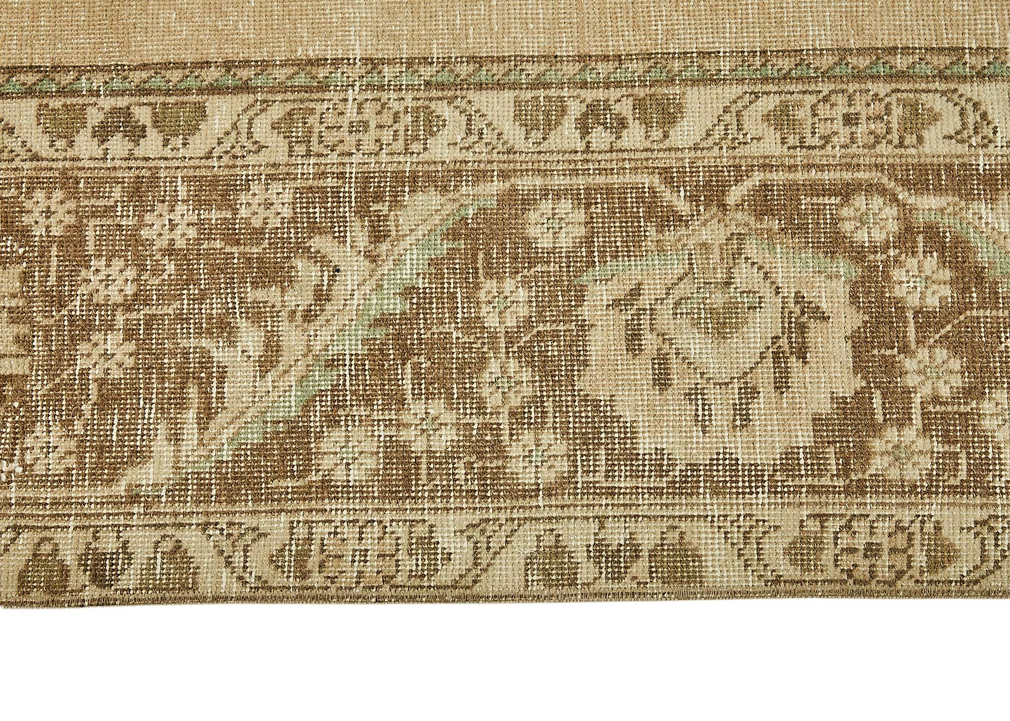 9x13 Beige Vintage Large Area Rug - 49713