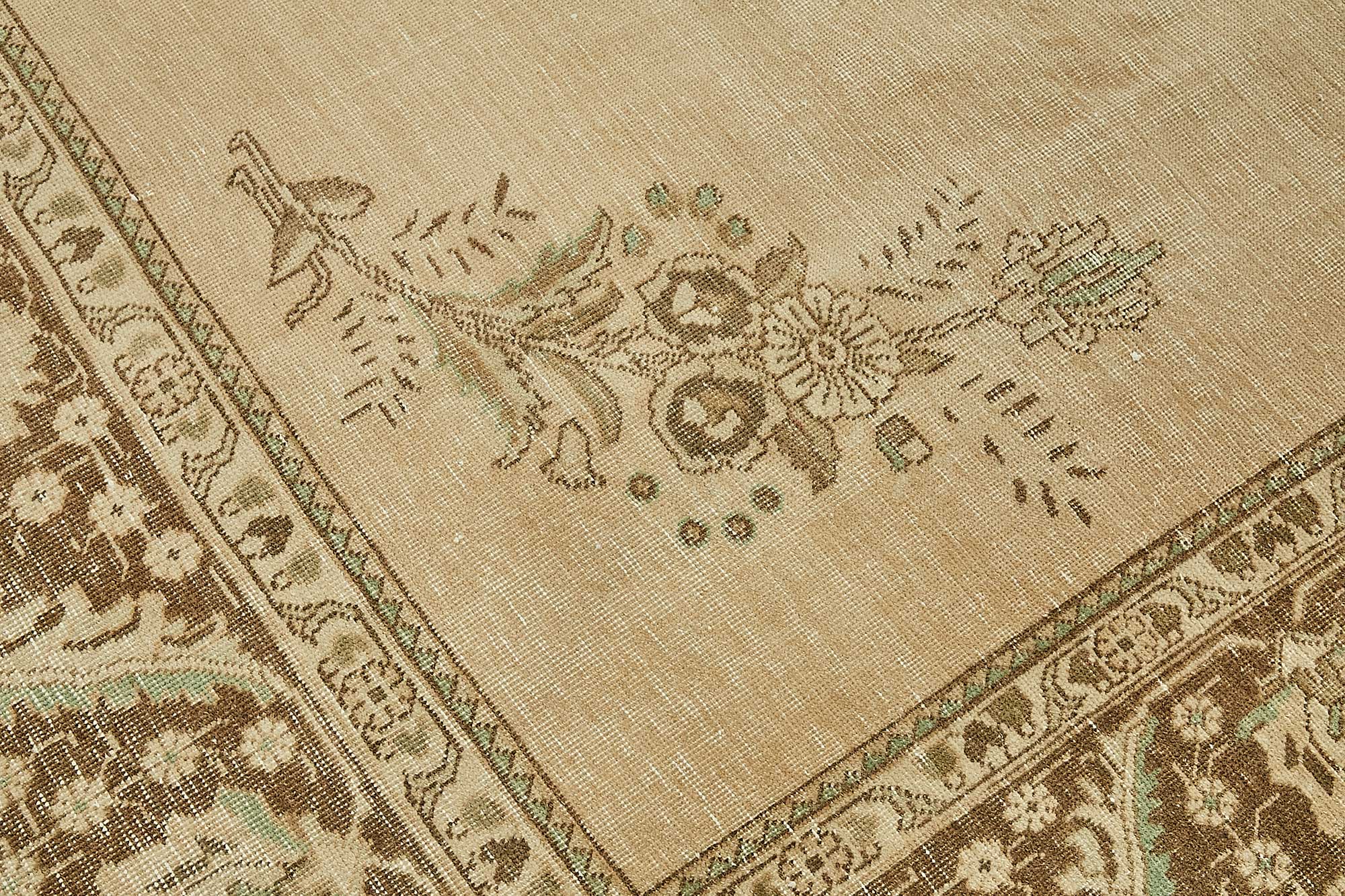 9x13 Beige Vintage Large Area Rug - 49713