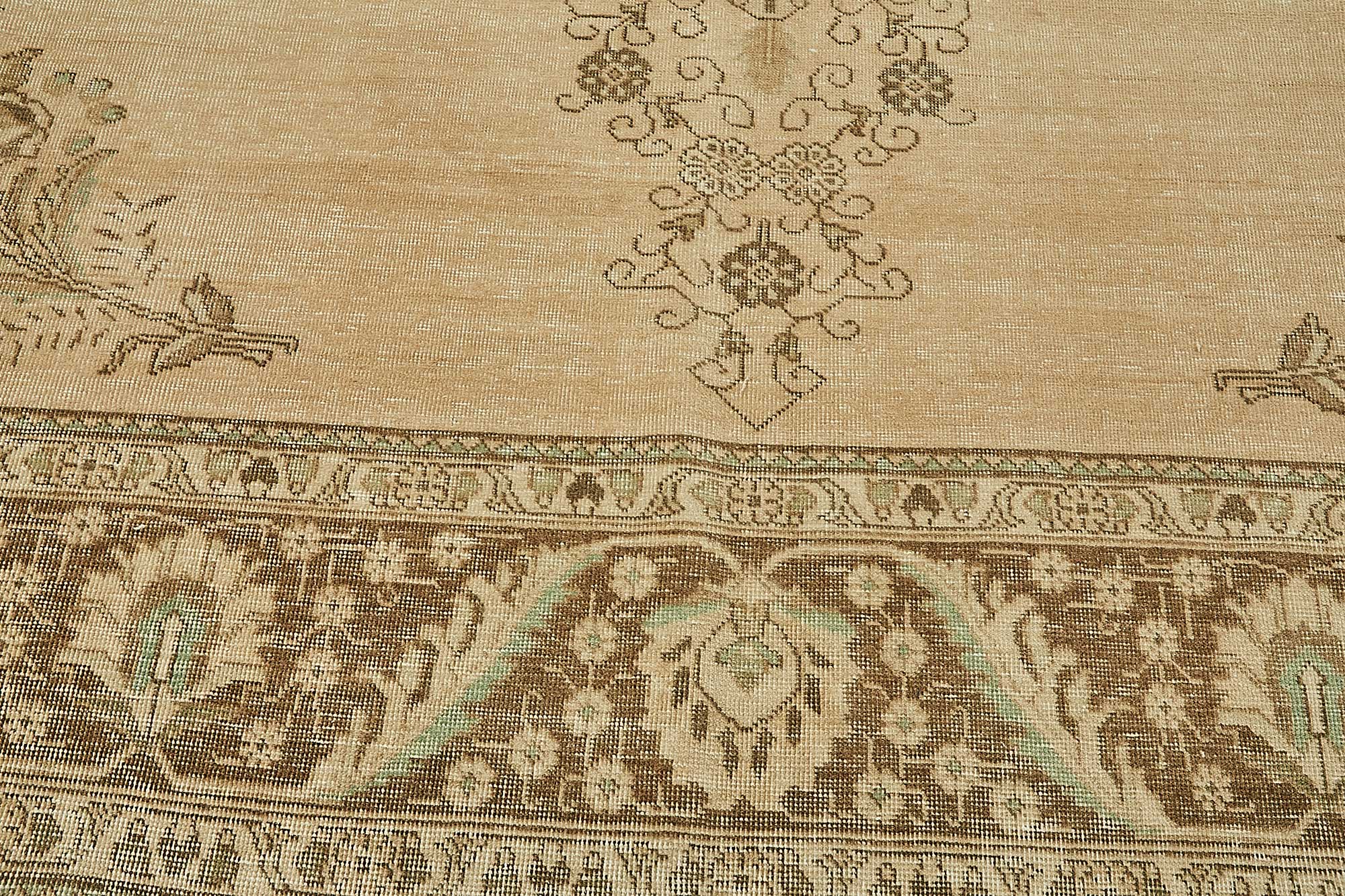 9x13 Beige Vintage Large Area Rug - 49713