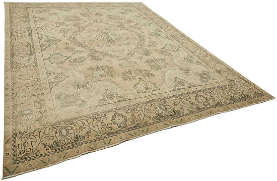 9x12 Beige Vintage Large Area Rug - 49714