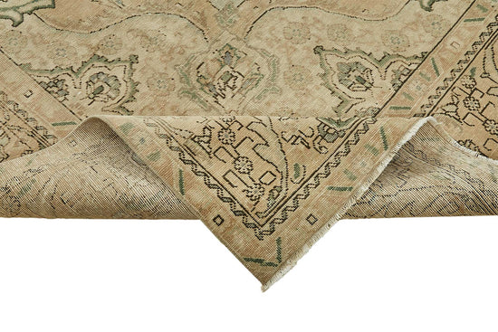 9x12 Beige Vintage Large Area Rug - 49714