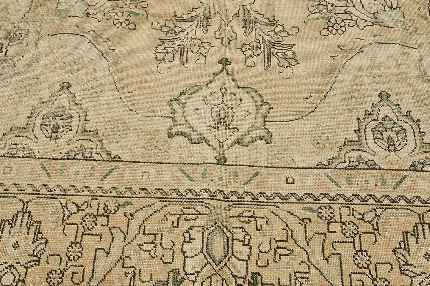 9x12 Beige Vintage Large Area Rug - 49714