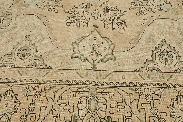 9x12 Beige Vintage Large Area Rug - 49714