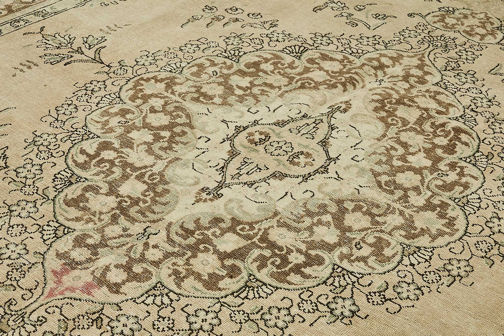 9x13 Beige Vintage Large Area Rug - 49715