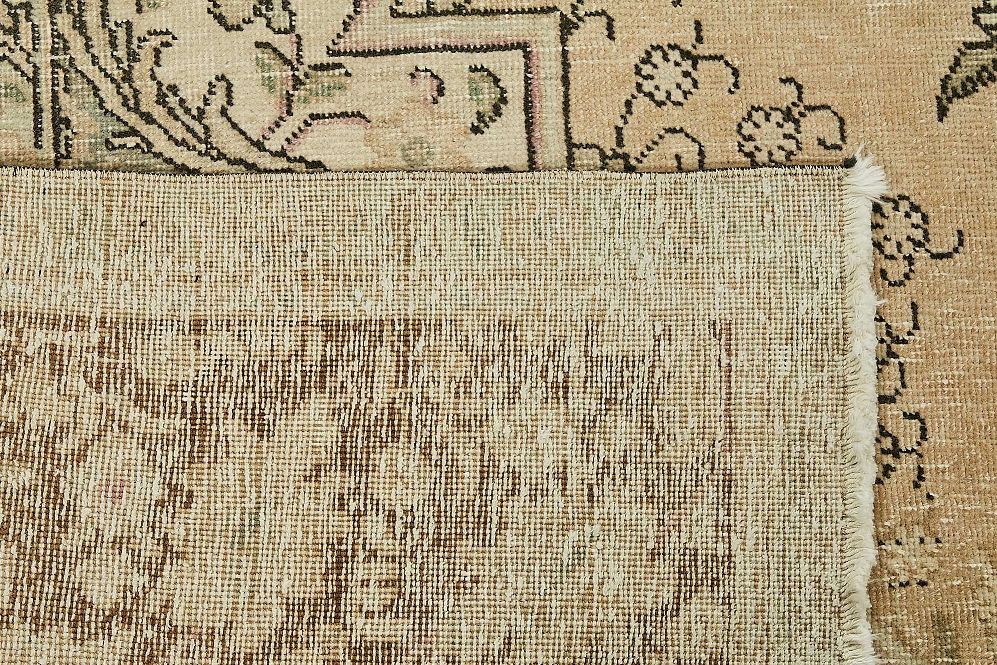 9x13 Beige Vintage Large Area Rug - 49715