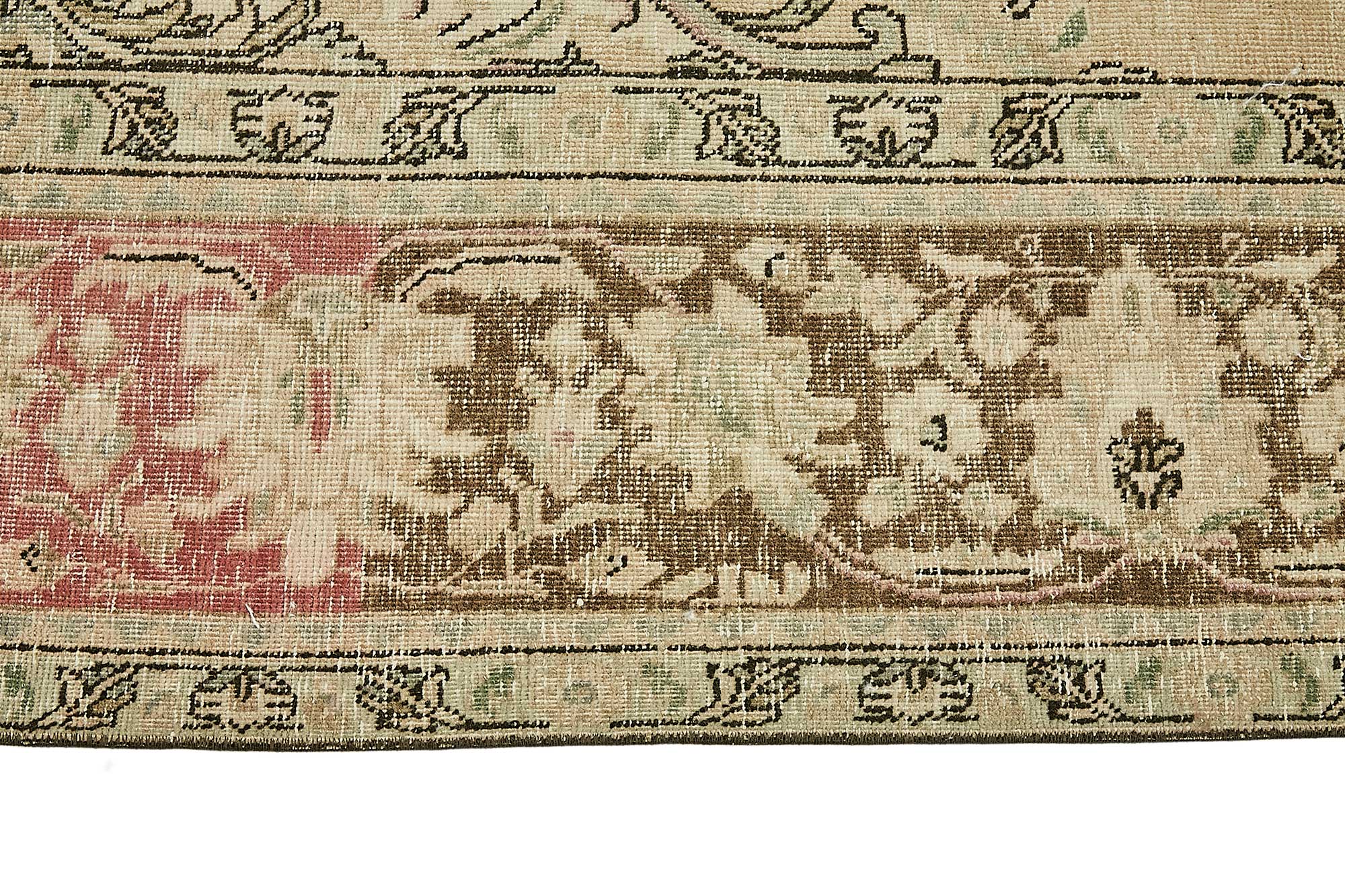 9x13 Beige Vintage Large Area Rug - 49715