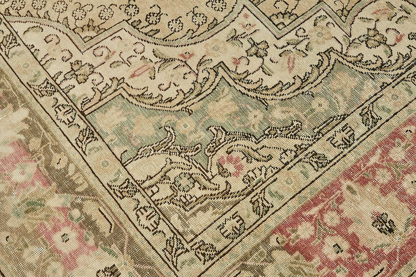 9x13 Beige Vintage Large Area Rug - 49715