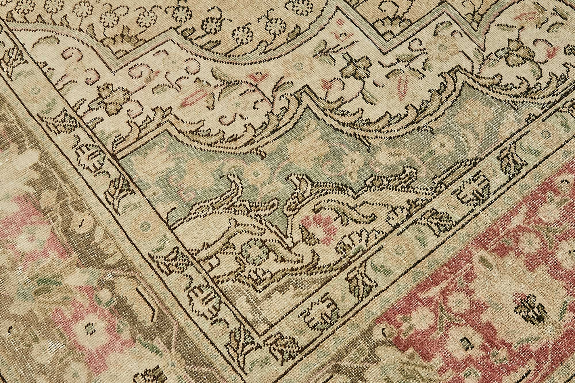 9x13 Beige Vintage Large Area Rug - 49715
