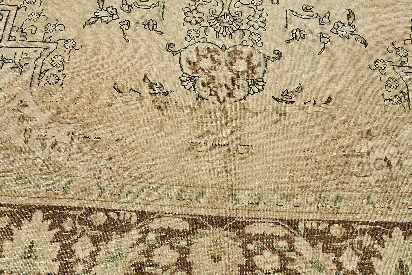 9x13 Beige Vintage Large Area Rug - 49715