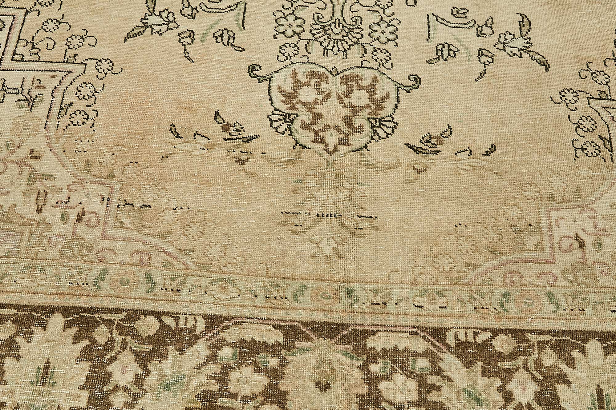 9x13 Beige Vintage Large Area Rug - 49715