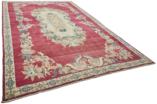 9x14 Beige Vintage Large Area Rug - 49716