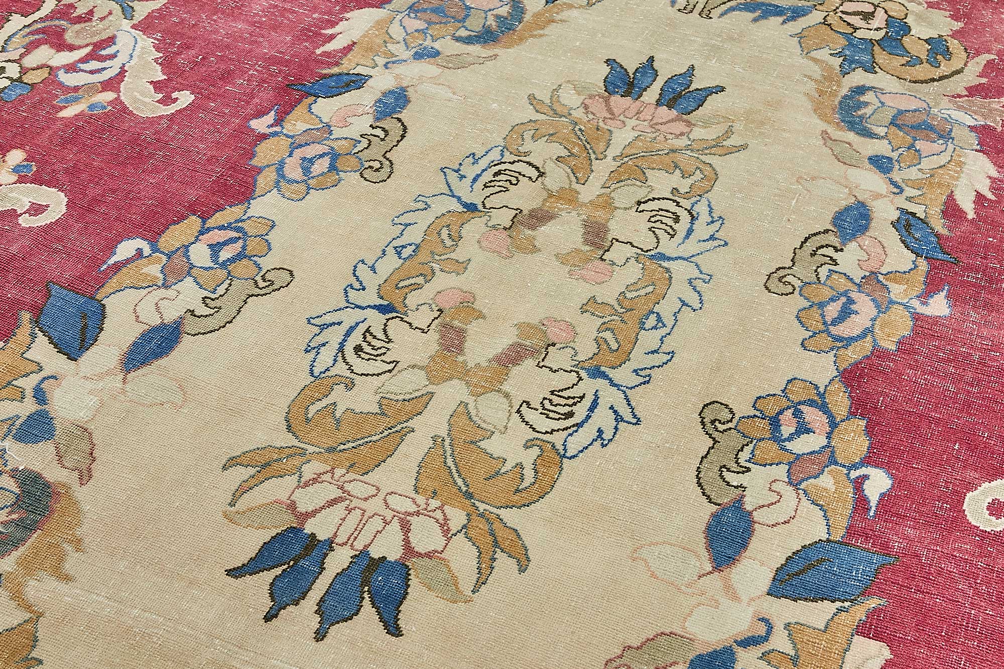 9x14 Beige Vintage Large Area Rug - 49716