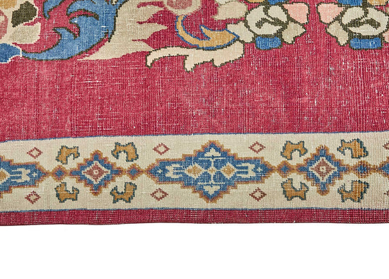 9x14 Beige Vintage Large Area Rug - 49716