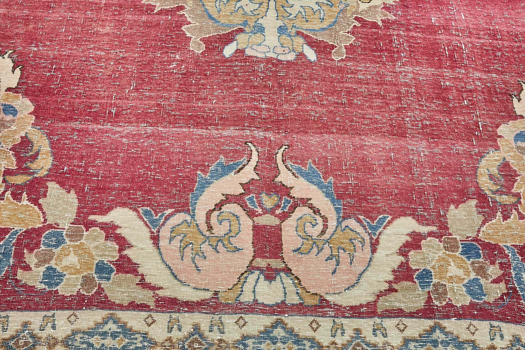 9x14 Beige Vintage Large Area Rug - 49716