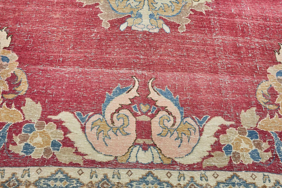 9x14 Beige Vintage Large Area Rug - 49716