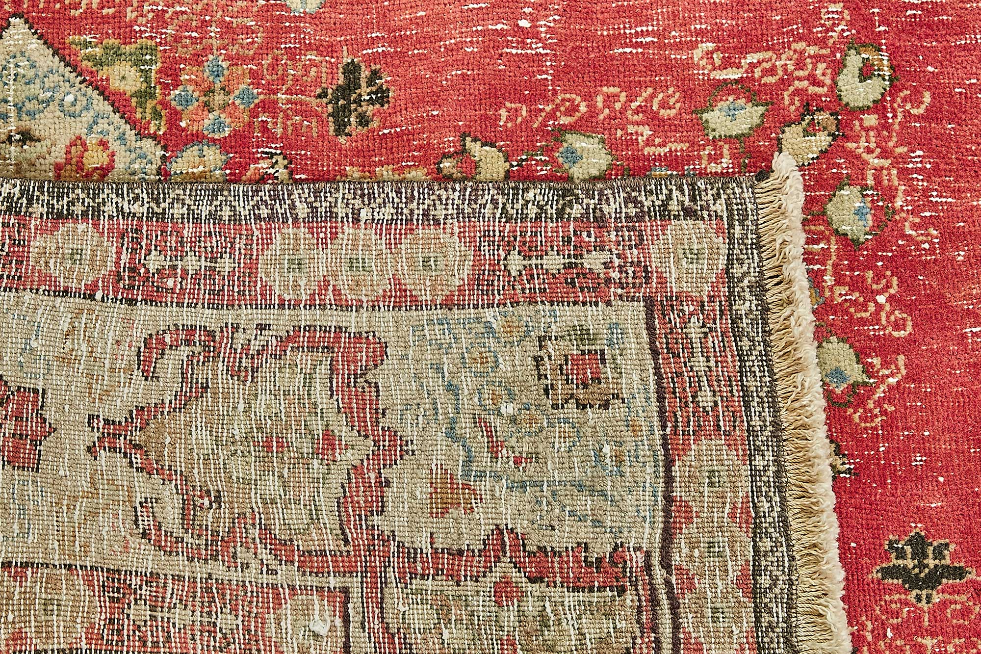 9x11 Beige Vintage Large Area Rug - 49717