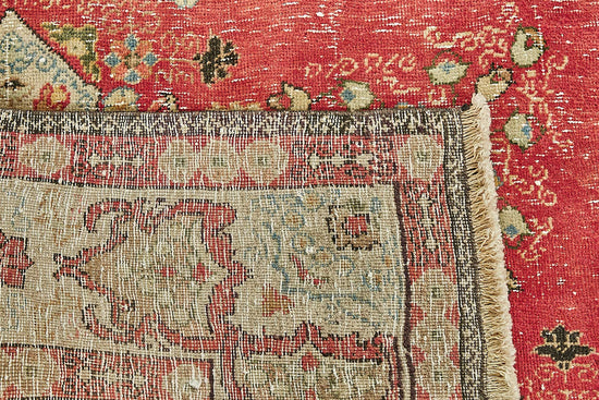 9x11 Beige Vintage Large Area Rug - 49717