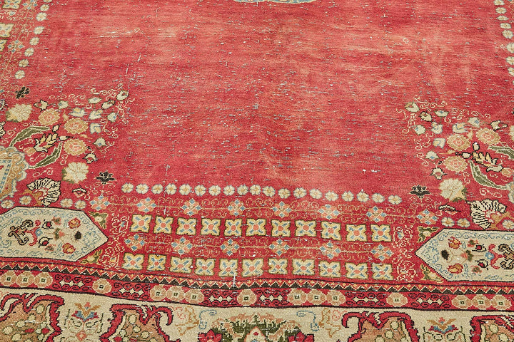 9x11 Beige Vintage Large Area Rug - 49717
