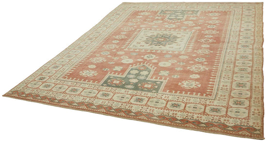 10x12 Beige Vintage Large Area Rug - 49718